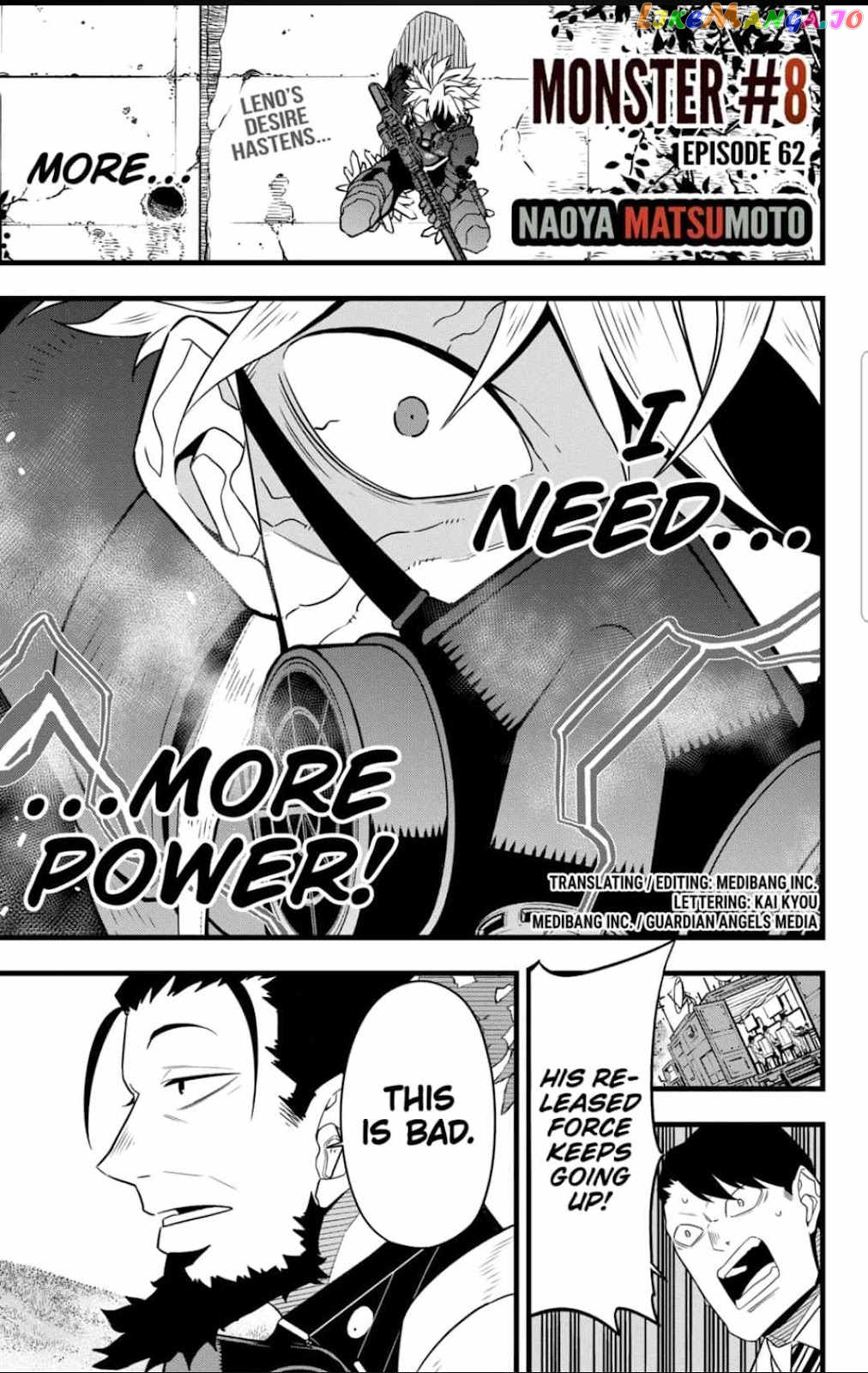 Kaiju No. 8 chapter 62 image 01